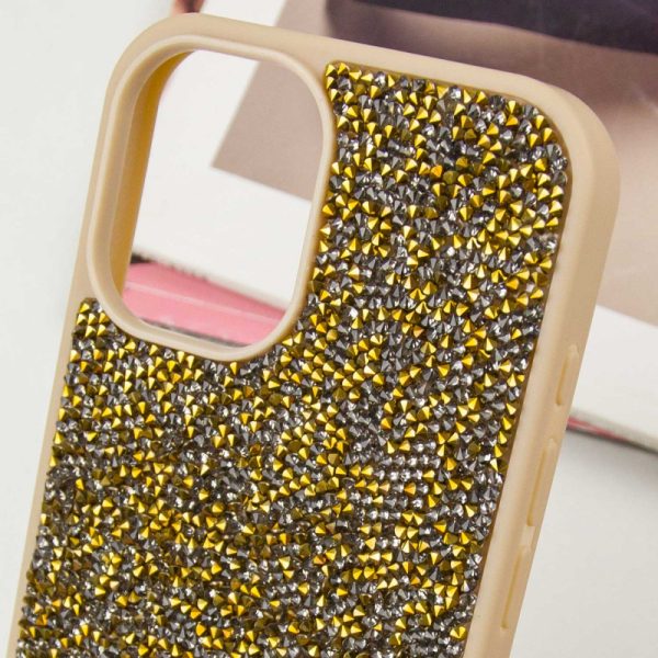 Чохол для iPhone 16 Золотий Bling World Rock Diamond - Зображення 5