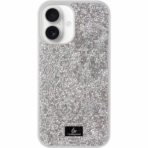 Чохол для iPhone 16 Срібний Bling World Rock Diamond