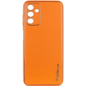 Шкіряний чохол для Samsung Galaxy A15 4G/5G / M15 5G Помаранчевий Xshield