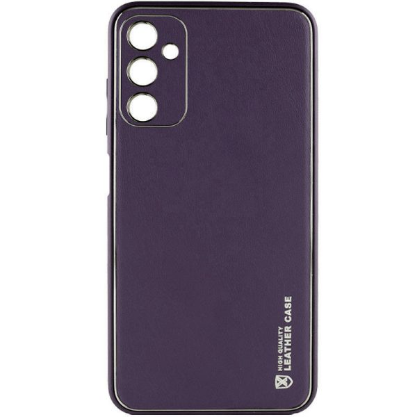 Шкіряний чохол для Samsung Galaxy A15 4G/5G / M15 5G Фіолетовий Xshield
