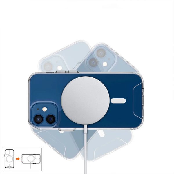 Чохол для iPhone 11 Прозорий TPU Space Case with MagSafe - Зображення 2