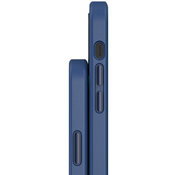 Чохол для iPhone 15 Plus Синій Metal Buttons with MagSafe - Зображення 4