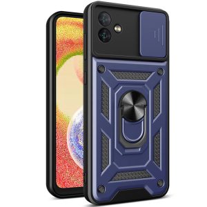 Ударостійкий чохол для Samsung Galaxy A05 Синій Camshield Serge Ring