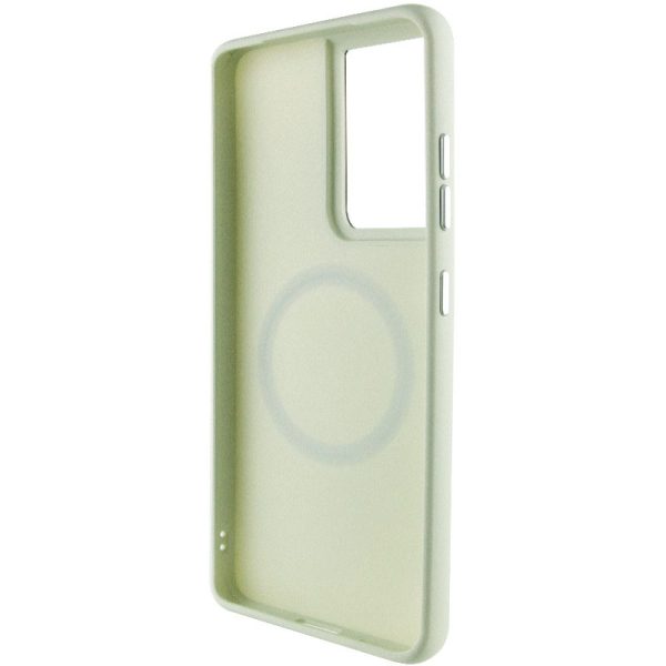 Чохол для Samsung Galaxy S22 Ultra Білий Bonbon Metal Style with MagSafe - Зображення 3
