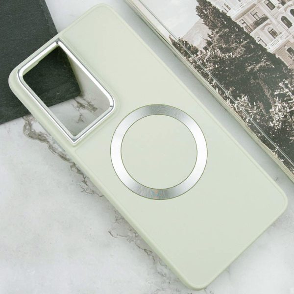 Чохол для Samsung Galaxy S22 Ultra Білий Bonbon Metal Style with MagSafe - Зображення 4