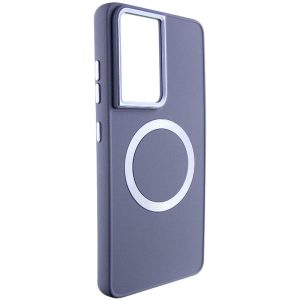 Чохол для Samsung Galaxy S22 Ultra Сірий Bonbon Metal Style with MagSafe