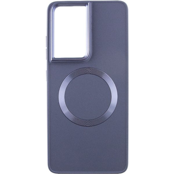 Чохол для Samsung Galaxy S22 Ultra Сірий Bonbon Metal Style with MagSafe - Зображення 2