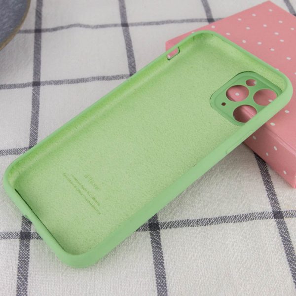 Чохол для iPhone 12 Pro М'ятний Silicone Case Full Camera Protective - Зображення 2