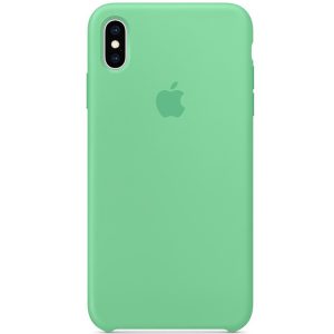 Чохол для iPhone XS Max Зелений Silicone case
