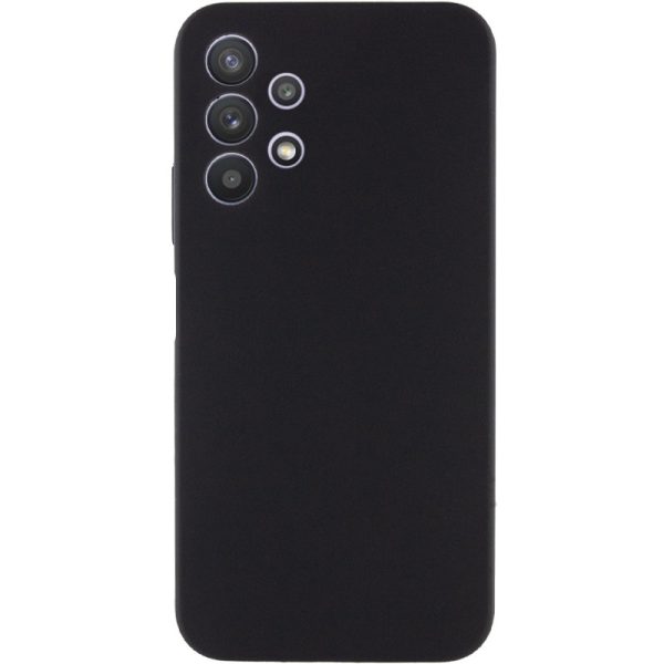 Чохол для Samsung Galaxy A32 4G Чорний Silicone Cover Lakshmi Full Camera
