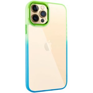 Чохол для iPhone 12 Pro Max Бірюзовий TPU+PC Fresh sip series