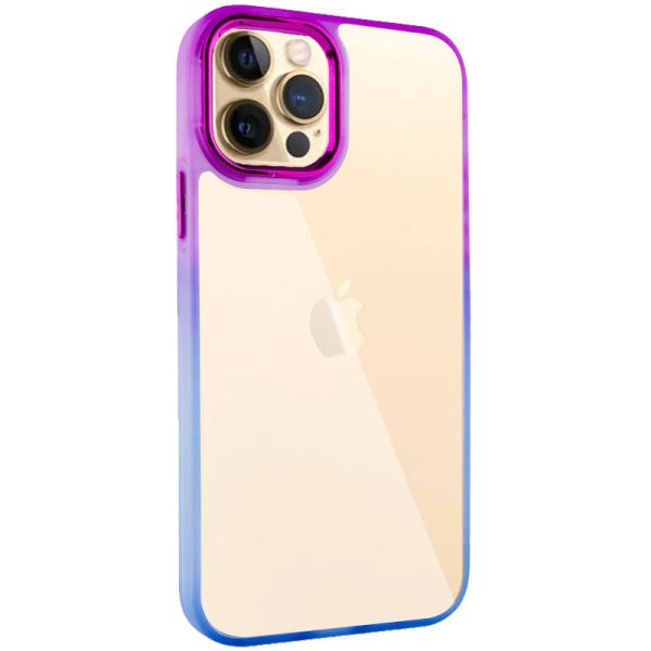 Чохол для iPhone 12 Pro Max Синій TPU+PC Fresh sip series