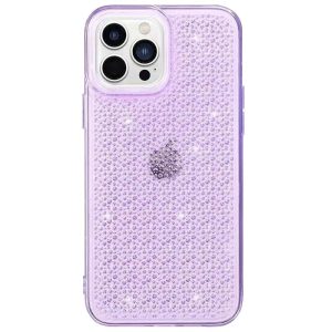Чохол для iPhone 13 Pro Фіолетовий TPU Shine