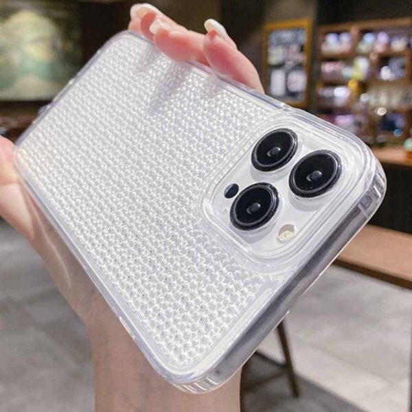 Чохол для iPhone 14 Pro Max Прозорий TPU Shine - Зображення 3