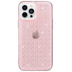Чохол для iPhone 14 Pro Max Рожевий TPU Shine