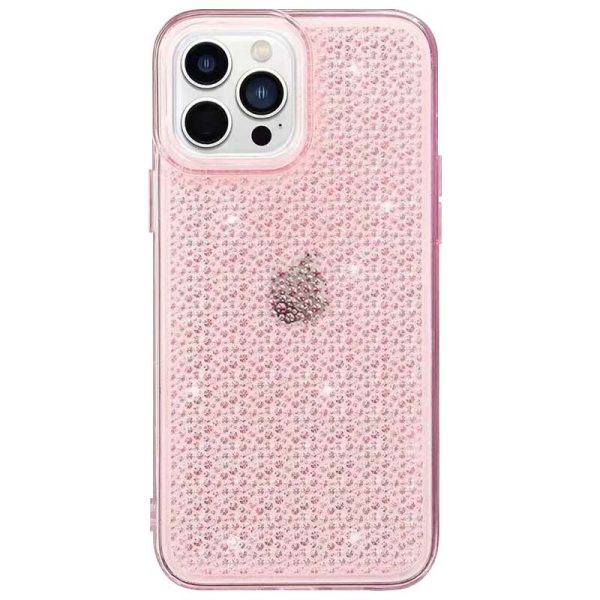 Чохол для iPhone 14 Pro Max Рожевий TPU Shine
