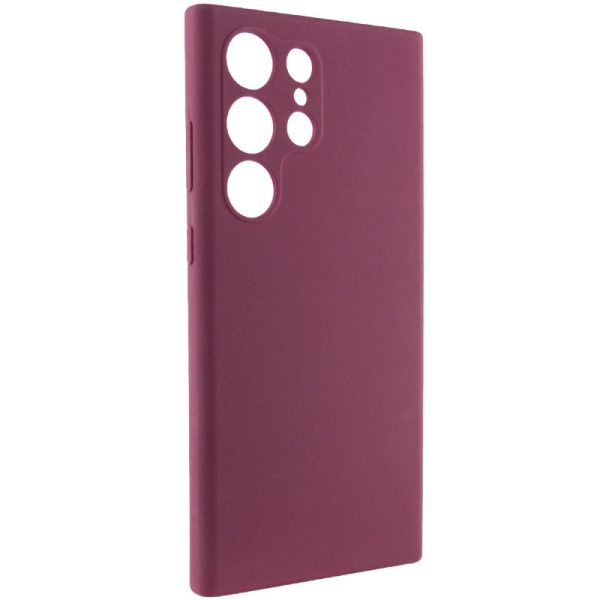 Чохол для Samsung Galaxy S25 Ultra Бордовий Silicone Cover Lakshmi Full Camera - Зображення 2