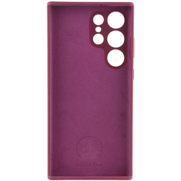 Чохол для Samsung Galaxy S25 Ultra Бордовий Silicone Cover Lakshmi Full Camera - Зображення 3