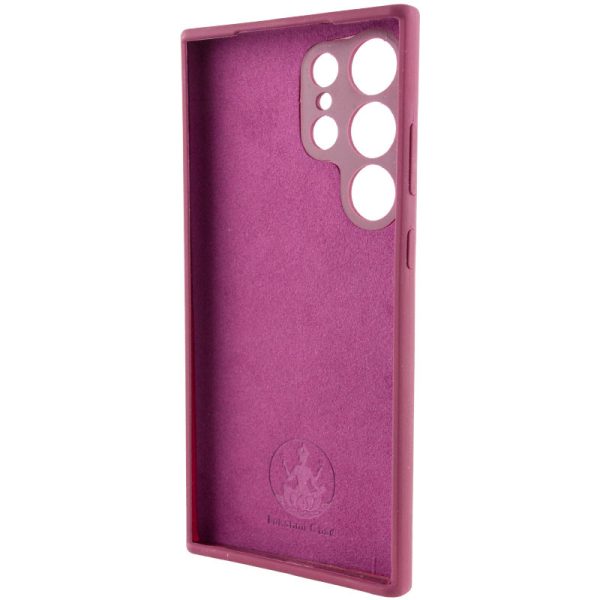 Чохол для Samsung Galaxy S25 Ultra Бордовий Silicone Cover Lakshmi Full Camera - Зображення 4