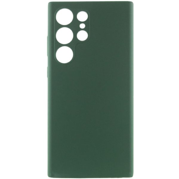 Чохол для Samsung Galaxy S25 Ultra Зелений Silicone Cover Lakshmi Full Camera