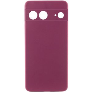 Чохол для Google Pixel 7a Бордовий Silicone Cover Lakshmi Full Camera
