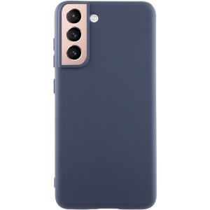 Чохол для Samsung Galaxy S21 Синій Silicone Cover Lakshmi