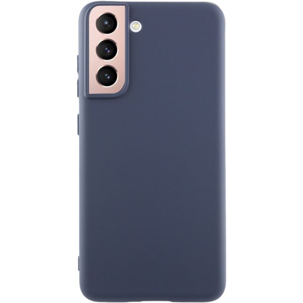 Чохол для Samsung Galaxy S21 Синій Silicone Cover Lakshmi