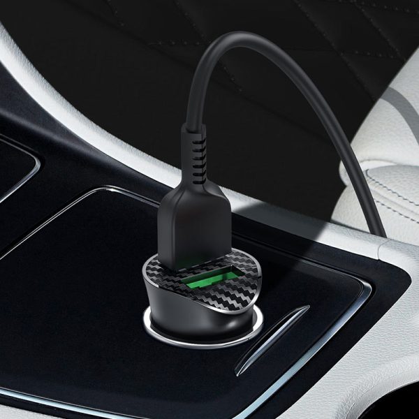 АЗП Hoco Z39 QC3.0 (2USB) + MicroUSB - Зображення 7