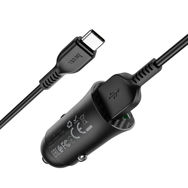 АЗП Hoco Z39 QC3.0 (2USB) + Type-C - Зображення 4