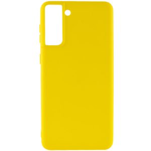 Силіконовий чохол для Samsung Galaxy S21+ Жовтий Candy