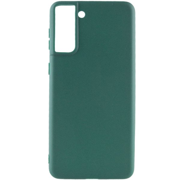 Силіконовий чохол для Samsung Galaxy S21+ Зелений Candy