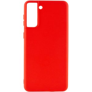 Силіконовий чохол для Samsung Galaxy S21+ Червоний Candy