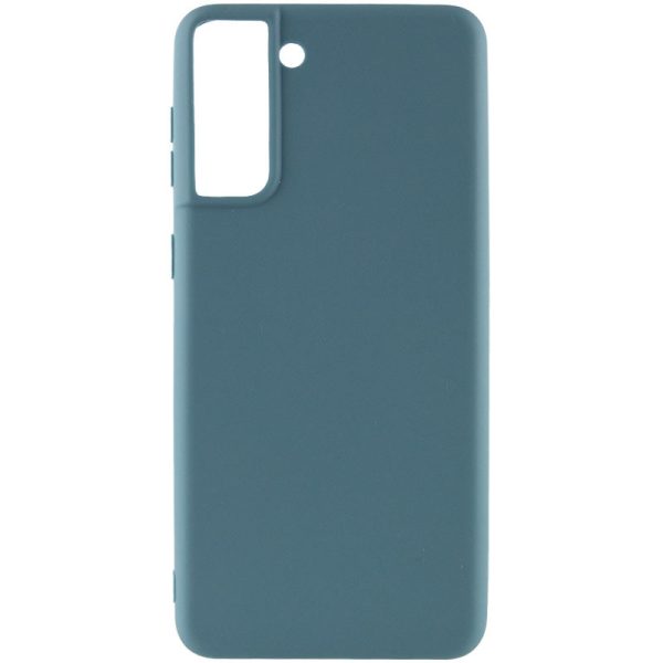 Силіконовий чохол для Samsung Galaxy S21+ Синій Candy