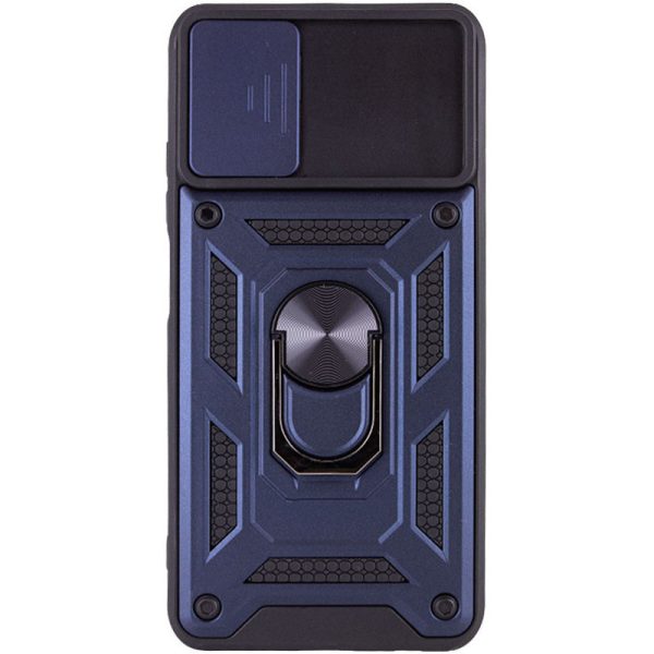 Ударостійкий чохол для Samsung Galaxy M15 5G Синій Camshield Serge Ring - Зображення 3