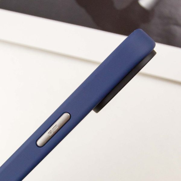 Чохол для iPhone 15 Синій Синійo Skin Friendly Frosted with MagSafe - Зображення 5