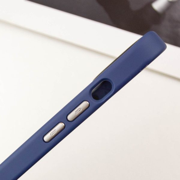 Чохол для iPhone 15 Синій Синійo Skin Friendly Frosted with MagSafe - Зображення 6