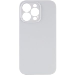 Чохол для iPhone 14 Pro Max Білий Silicone Case Full Camera Protective NO LOGO