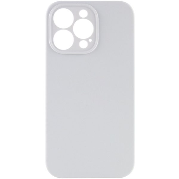 Чохол для iPhone 14 Pro Max Білий Silicone Case Full Camera Protective NO LOGO