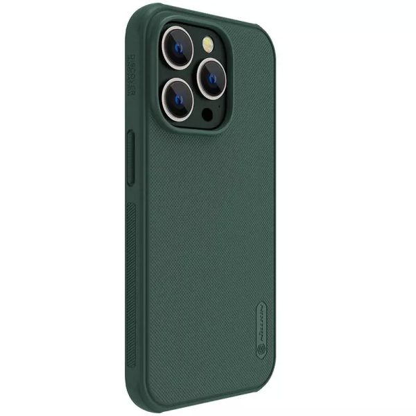 Чохол для iPhone 15 Pro Max Зелений Nillkin Матовий Pro - Зображення 3