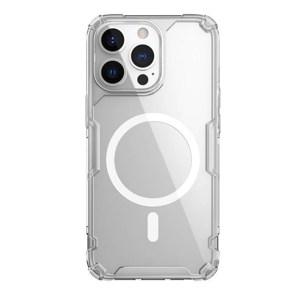 Чохол для iPhone 15 Pro Прозорий Nillkin Nature Pro Magnetic