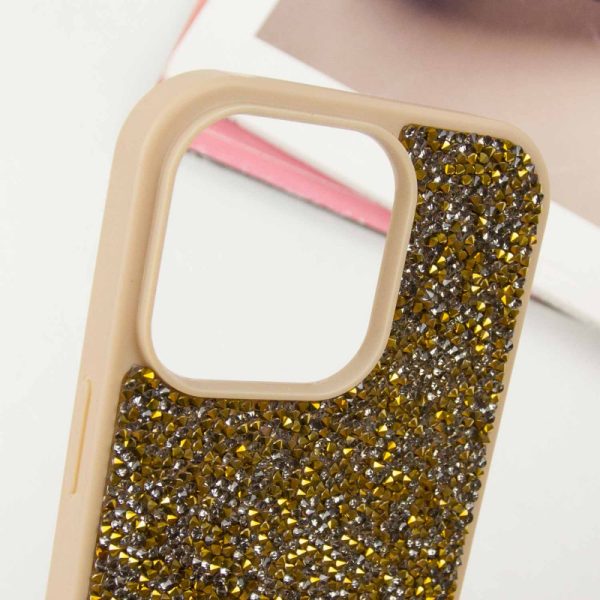Чохол для iPhone 12 Pro Max Золотий Bling World Rock Diamond - Зображення 4