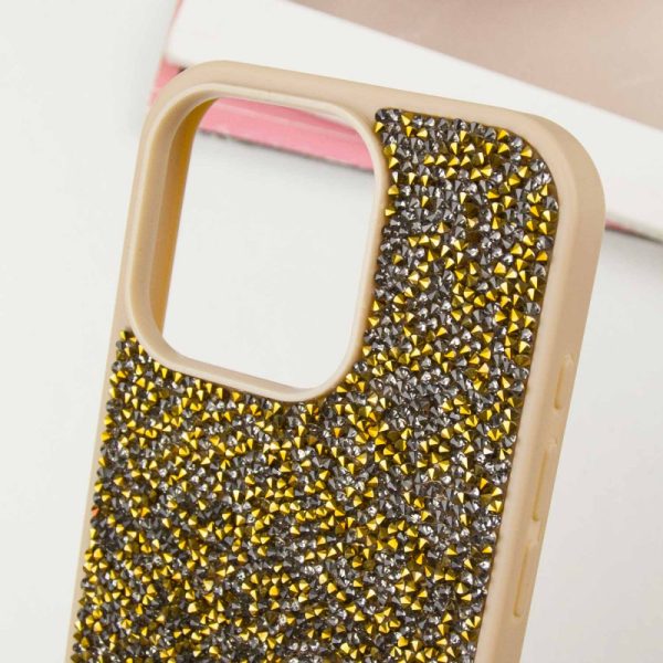 Чохол для iPhone 12 Pro Max Золотий Bling World Rock Diamond - Зображення 5