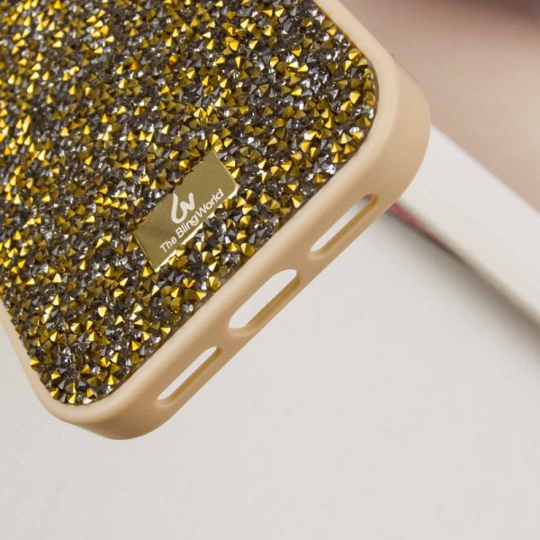 Чохол для iPhone 12 Pro Max Золотий Bling World Rock Diamond - Зображення 6