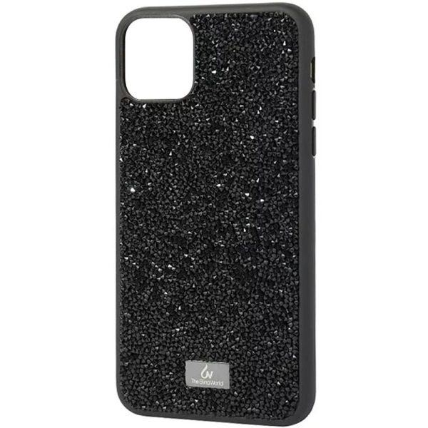 Чохол для iPhone 13 Pro Чорний Bling World Rock Diamond