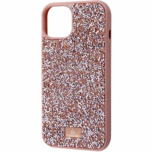 Чохол для iPhone 14 Рожевий Bling World Rock Diamond