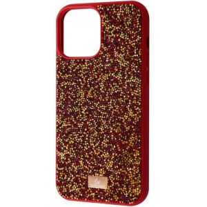 Чохол для iPhone 14 Plus Червоний Bling World Rock Diamond
