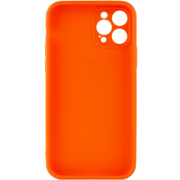 Силіконовий чохол для Apple iPhone 12 Pro Max Помаранчевий Candy Full Camera - Зображення 2