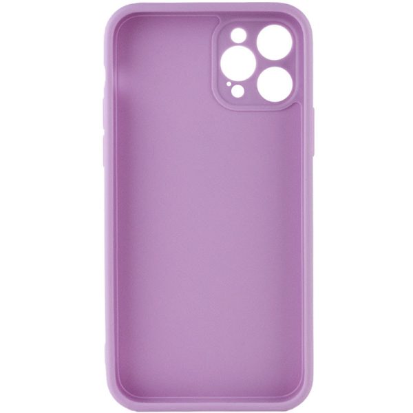 Силіконовий чохол для Apple iPhone 12 Pro Max Фіолетовий Candy Full Camera - Зображення 2
