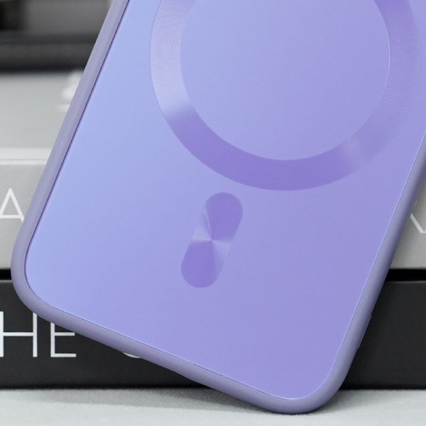 Чохол для iPhone 15 Plus Фіолетовий TPU+Glass Sapphire Midnight with MagSafe - Зображення 2