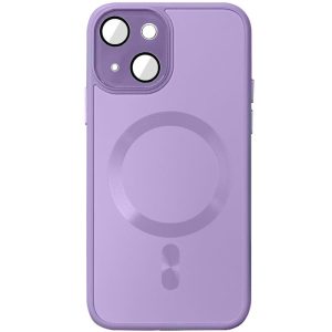 Чохол для iPhone 15 Plus Фіолетовий TPU+Glass Sapphire Midnight with MagSafe